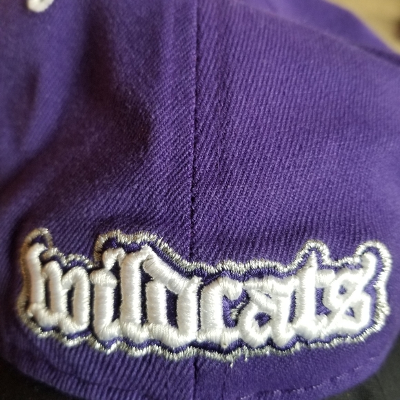 Kansas State Wildcats One Fit Purple Baseball Hat by Top of the World - Picture 6 of 10